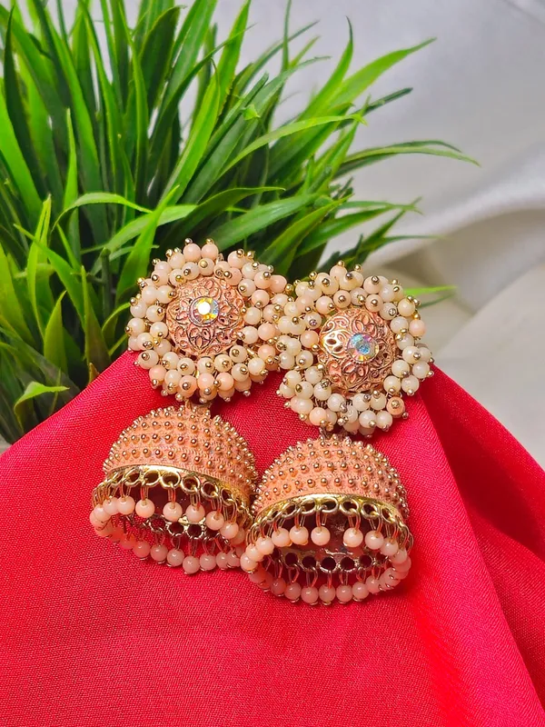 Traditional_Jhumka_Earrings_|_Adorable_Designer_Monalisa_Stone_Jewelry