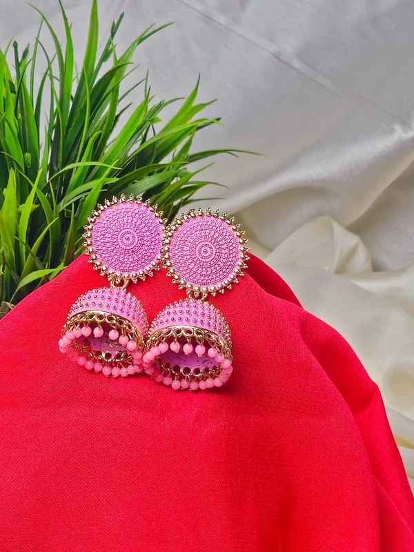 Traditional_Jhumka_Earrings_|_Adorable_Designer_Monalisa_Stone_Jewelry