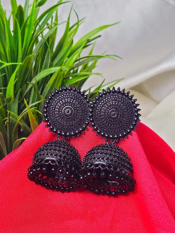 Traditional_Jhumka_Earrings_|_Adorable_Designer_Monalisa_Stone_Jewelry