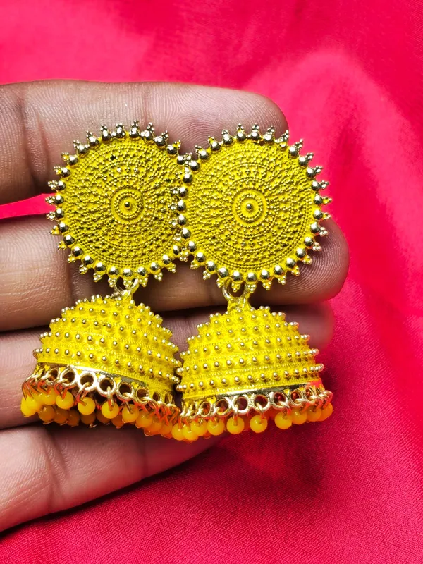 Traditional_Jhumka_Earrings_|_Adorable_Designer_Monalisa_Stone_Jewelry