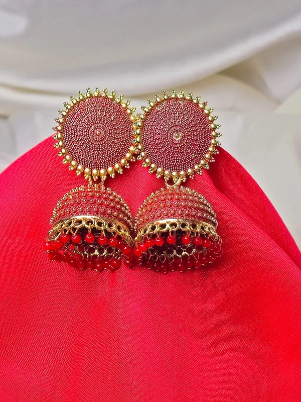 Traditional_Jhumka_Earrings_|_Adorable_Designer_Monalisa_Stone_Jewelry