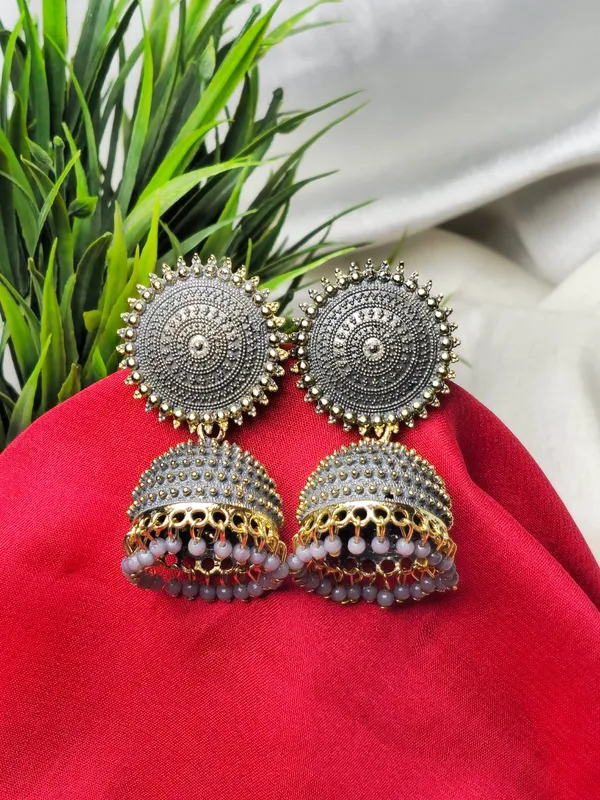Traditional_Jhumka_Hanging_Earrings_|_Adorable_Designer_Monalisa_Stone_Jewelry