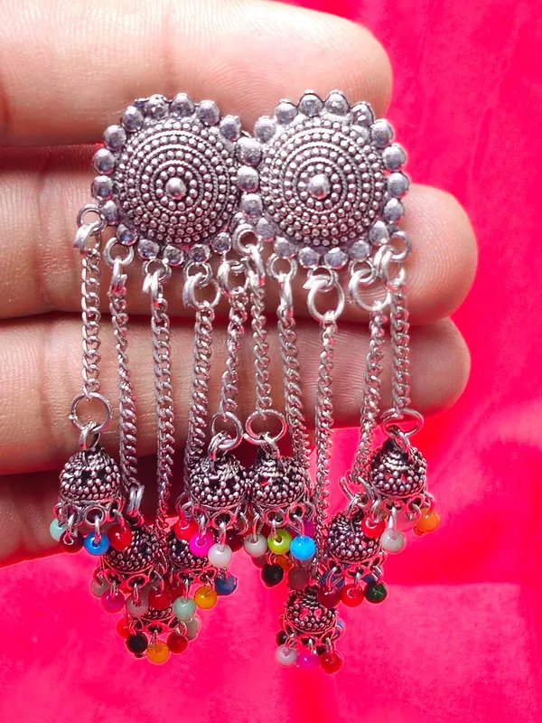 Traditional_Pearl_Hanging_Earrings_|_Adorable_Designer_Monalisa_Stone_Jewelry