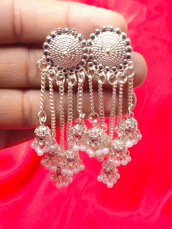 Traditional_Pearl_Hanging_Earrings_|_Adorable_Designer_Monalisa_Stone_Jewelry