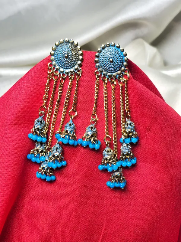 Traditional_Pearl_Hanging_Earrings_|_Adorable_Designer_Monalisa_Stone_Jewelry