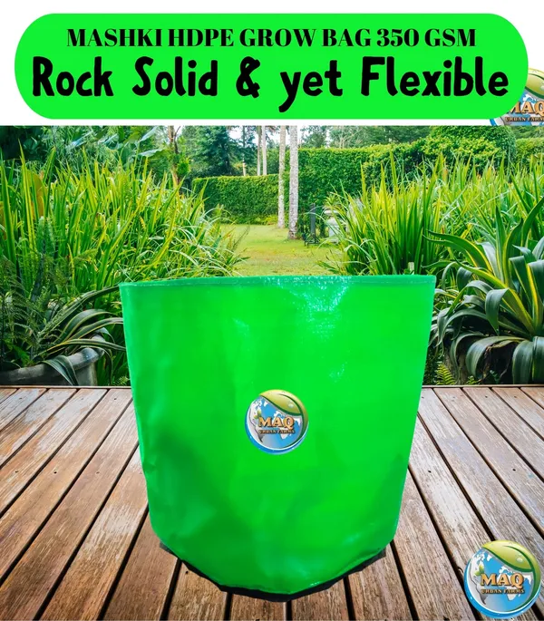 350_GSM_HDPE_Grow_Bag_(12x12_Inches)_–_Rock_Solid_Yet_Flexible_|_Guaranteed_5-6_Summers_Lifespan