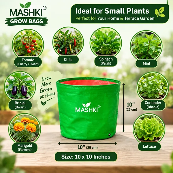 10"x10"_UV_Grow_Bags_-_Ideal_for_Compact_Gardening_Suitable_for_Small_Plants