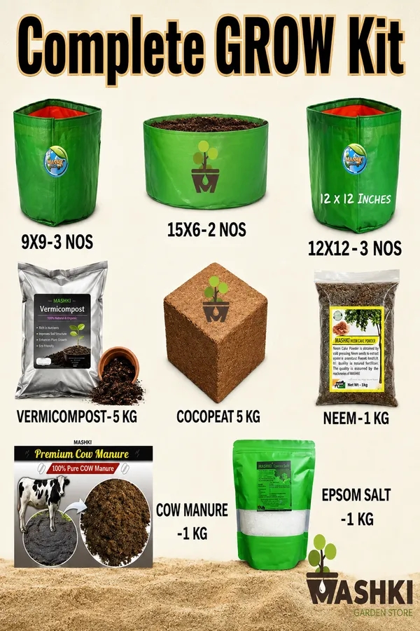 Mashki®_Beginner’s_Grow_Kit_–_Complete_Home_Gardening_Set_with_Grow_Bags,_Cocopeat,_Vermicompost_&_Organic_Nutrients
