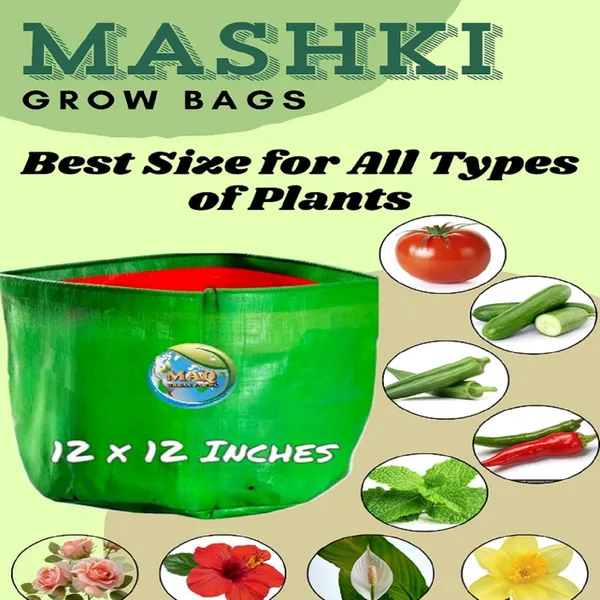 Maq_12"x12"_UV_Grow_Bags__-_HDPE_Fabric_for_Green_Gardening_Pack_of_10_and_20_nos