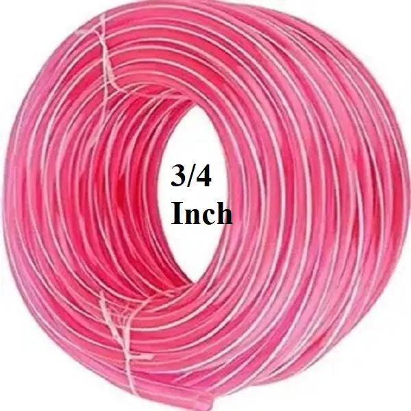 MAQ_PVC_Gardening_Hose,_1/2_Inch_&_3/4_Inch,_Pink_Water_Pipe,_UV_Resistant,_Kink_Resistant,_for_Irrigation_and_Hydroponics
