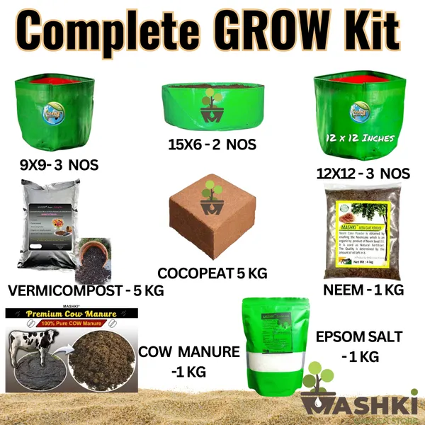 Mashki®_Beginner’s_Grow_Kit_–_Complete_Home_Gardening_Set_with_Grow_Bags,_Cocopeat,_Vermicompost_&_Organic_Nutrients