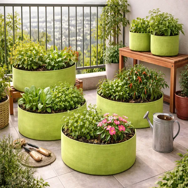 Pack_of_10_for_12"x9"_Breathable_Fabric_UV_Protection_Grow_Bags_For_Terrace_Gardening_-_240_Gsm,_Specially_Designed_For_Growing_Carrot,_Radish,_Spinach,_Mint,_Coriander,_Fenugreek,_And_More_|_MAQ