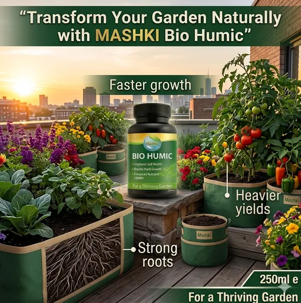 Mashki_Bio_Humic_Liquid_Fertilizer_for_Plants_(250ml)_|_Concentrated_Soil_Conditioner_with_Humic_&_Fulvic_Acid_|_Boosts_Root_Growth,_Yield_&_Soil_Health_|_Organic_Plant_Growth_Promote