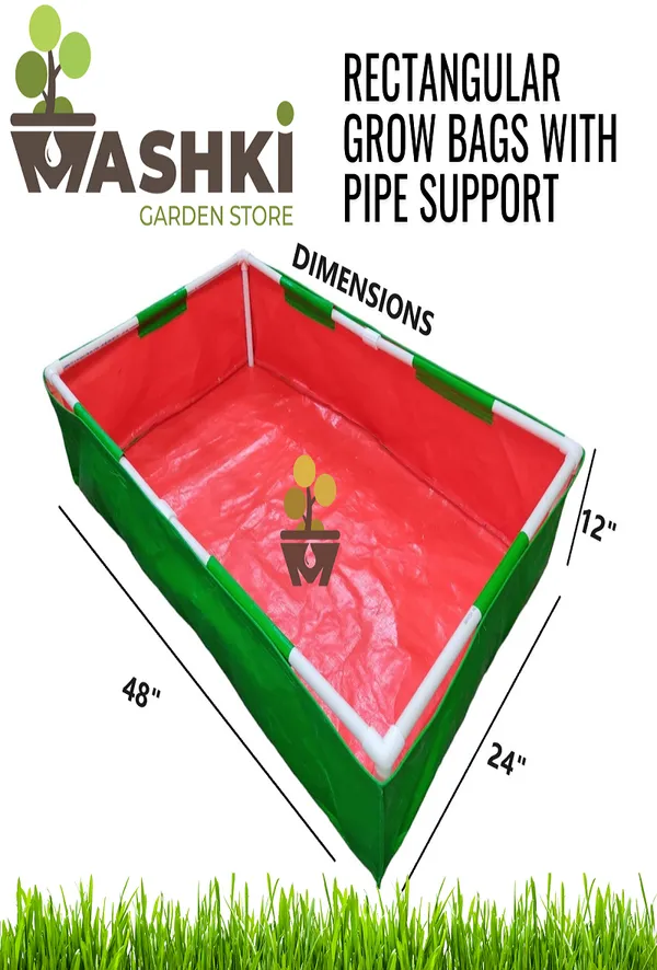 Maq_24"x48"x12"_Rectangular_Grow_Bag_with_Support_-_Robust_Planter_for_All_Gardens