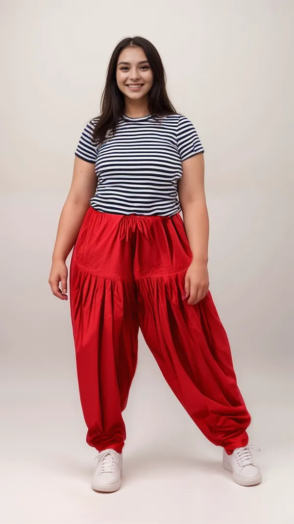Red_Cotton_Patiala_Salwar_For_Women