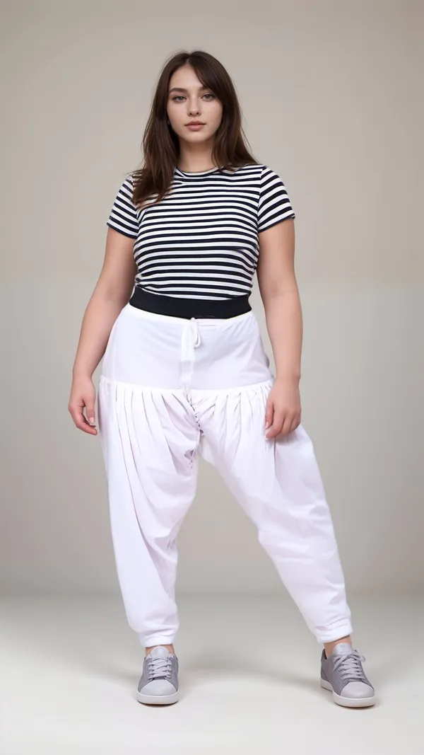 White_Cotton_Solid_Patiala_Salwar_For_Women