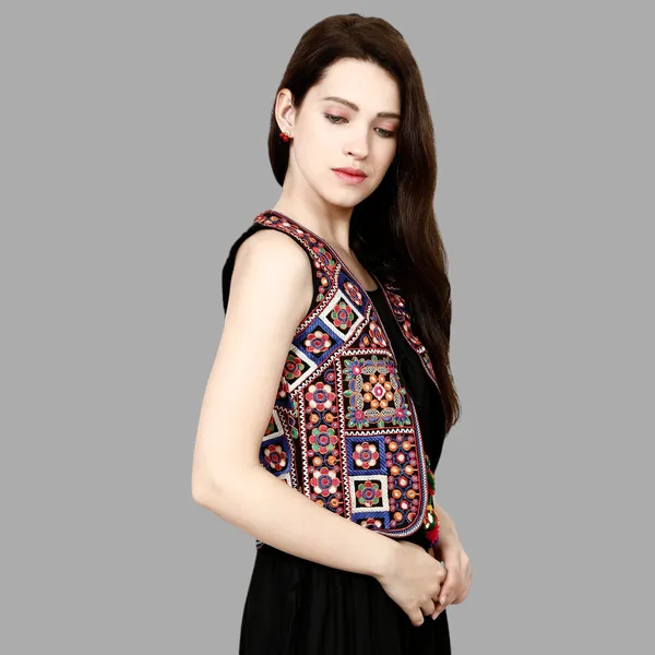 Black_Premium_Blouson_Shrug_Or_Jacket