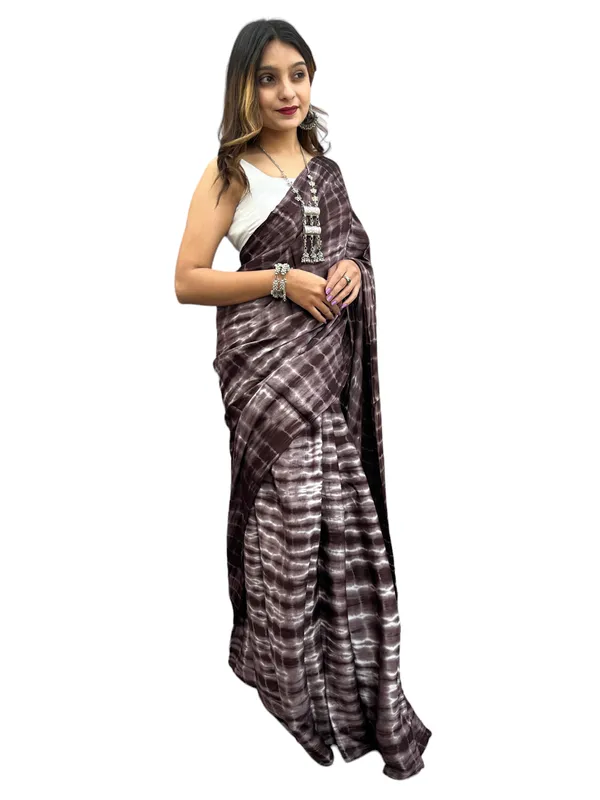 Prijam_Modal_Silk_Sibori_Print_Indian_Saree_Lagadi_Patta_Designed_Pallu_Silk_Saree_With_Unstiched_Blouse_for_Women's