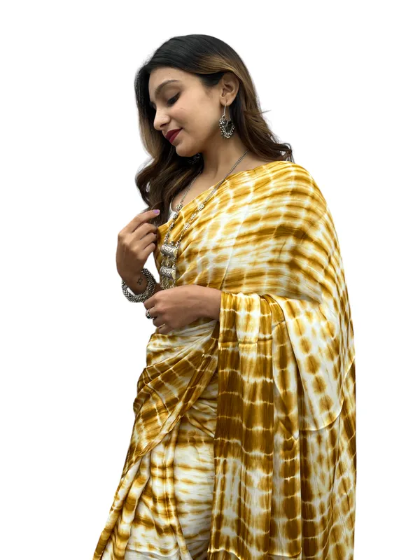 Prijam_Modal_Silk_Sibori_Print_Indian_Saree_Lagadi_Patta_Designed_Pallu_Silk_Saree_With_Unstiched_Blouse_for_Women's