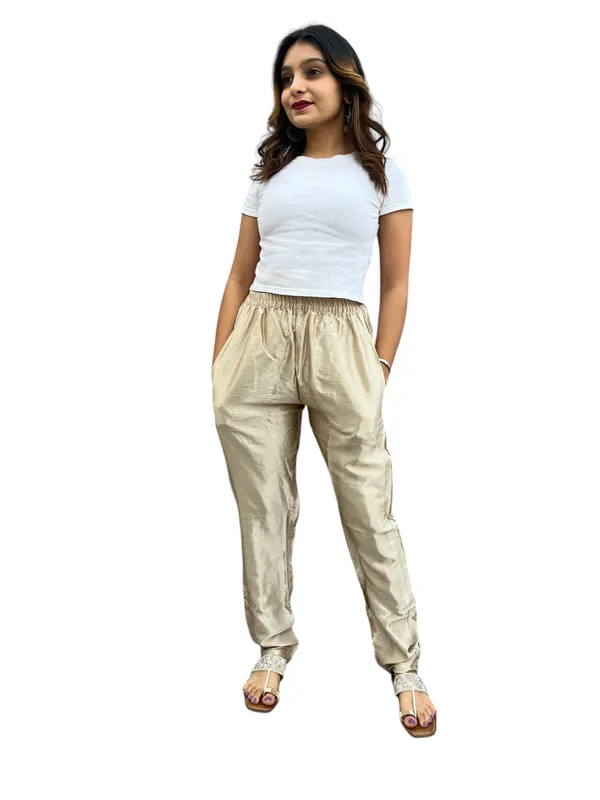 Mashroo_Silk_Plain_Tunic_Pants_Indoor_Outdoor_Hand_Stitched_Tunic_Salwar/Legging_for_Women's