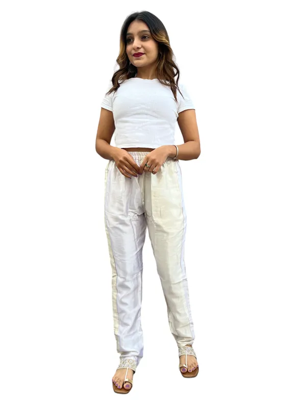 Mashroo_Silk_Plain_Tunic_Pants_Indoor_Outdoor_Hand_Stitched_Tunic_Salwar/Legging_for_Women's