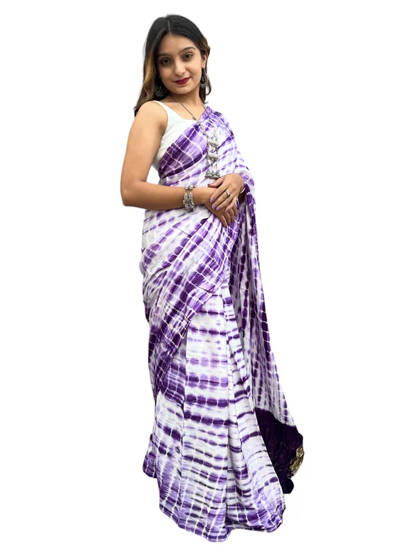 Prijam_Modal_Silk_Sibori_Print_Indian_Saree_Lagadi_Patta_Designed_Pallu_Silk_Saree_With_Unstiched_Blouse_for_Women's