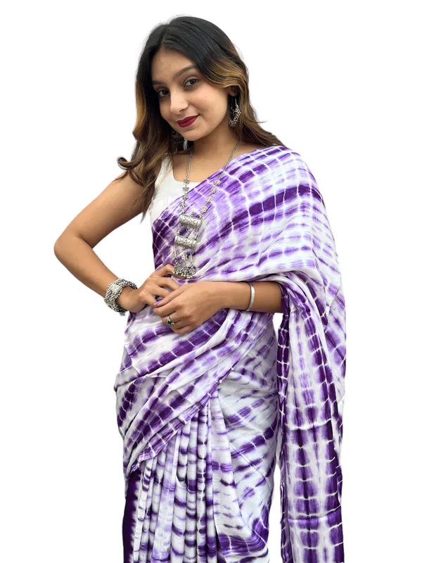 Prijam_Modal_Silk_Sibori_Print_Indian_Saree_Lagadi_Patta_Designed_Pallu_Silk_Saree_With_Unstiched_Blouse_for_Women's