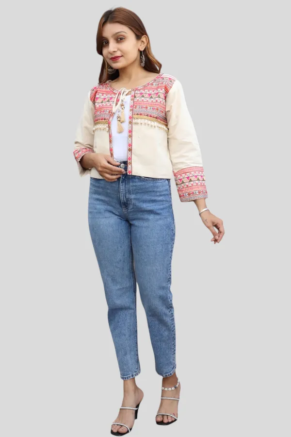 White_Premium_Embroiderd_Ethnic_Jacket_Or_Koti