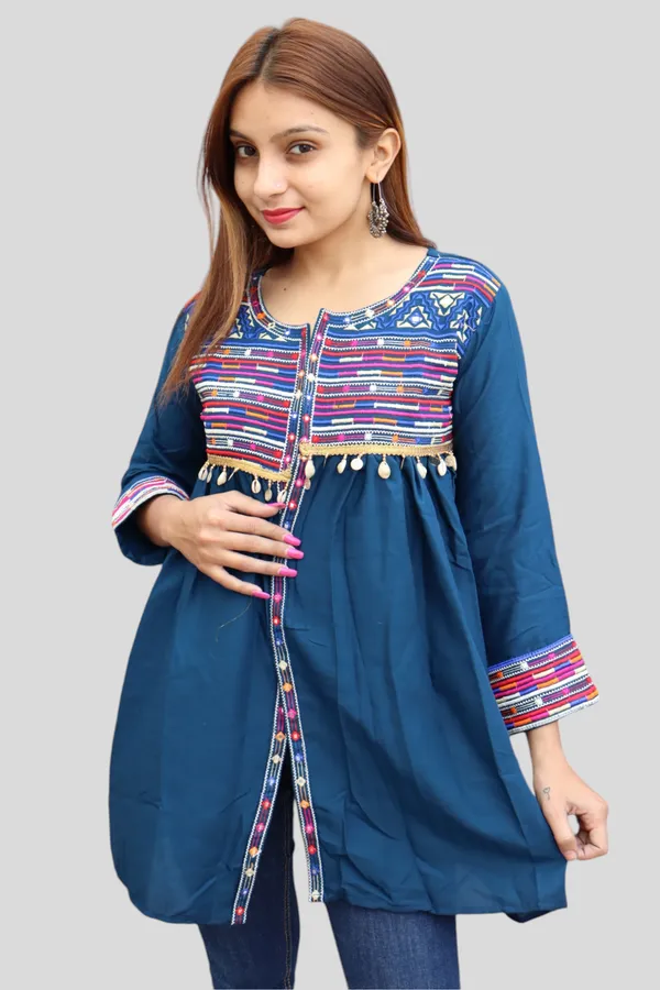 Blue_Premium_Embroiderd_Ethnic_Shrug_Or_Jacket_|_Embroidered_Cotton_Koti/_Jacket/_Waist_Coat