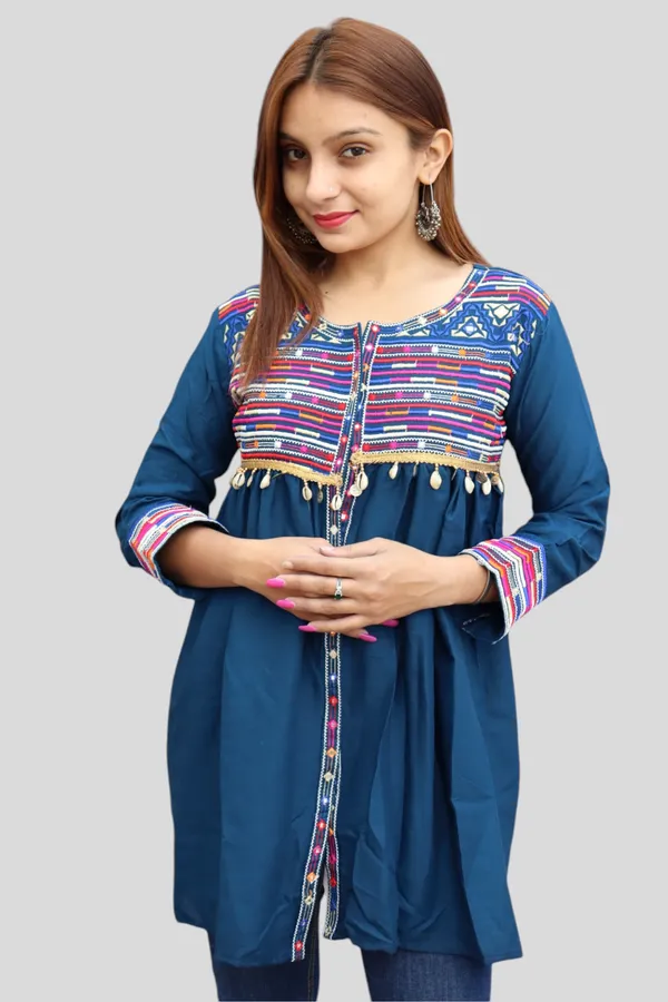 Blue_Premium_Embroiderd_Ethnic_Shrug_Or_Jacket_|_Embroidered_Cotton_Koti/_Jacket/_Waist_Coat
