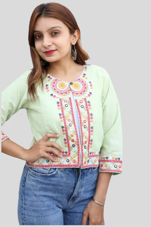 Pista_Premium_Embroiderd_Ethnic_Shrug_Or_Jacket_|_Embroidered_Cotton_Koti/_Jacket/_Waist_Coat