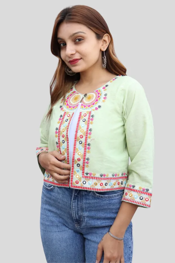 Pista_Premium_Embroiderd_Ethnic_Shrug_Or_Jacket_|_Embroidered_Cotton_Koti/_Jacket/_Waist_Coat