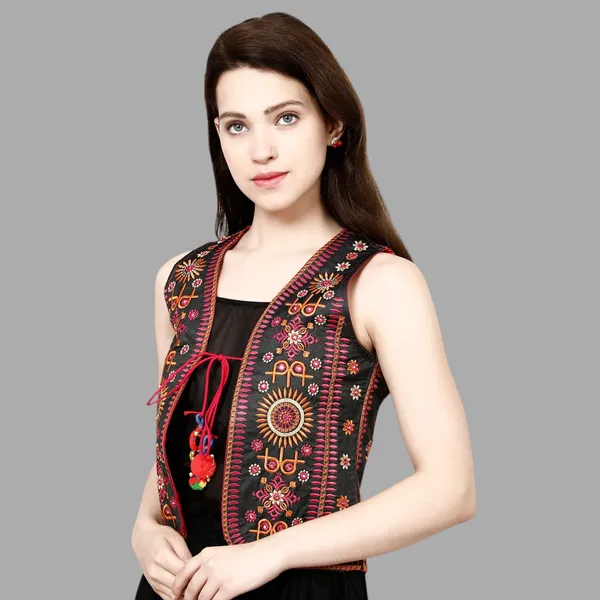 Maroon_Premium_Shrug_Or_Jacket