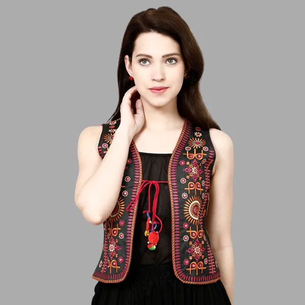 Maroon_Premium_Shrug_Or_Jacket