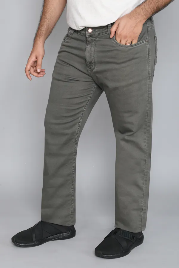 Green_Knitted_Satin_Jeans_Stretchable_Comfortable_Cotton_Regular_Fit_Jeans_For_Men