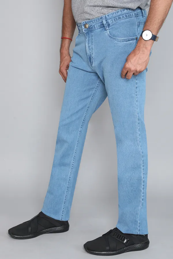 Plus_Size_Light_Blue__Straight_Fit_Stretchable_Silky_Jeans_Pant_Heavy_Lustrous_Fabric_Design_For_Men