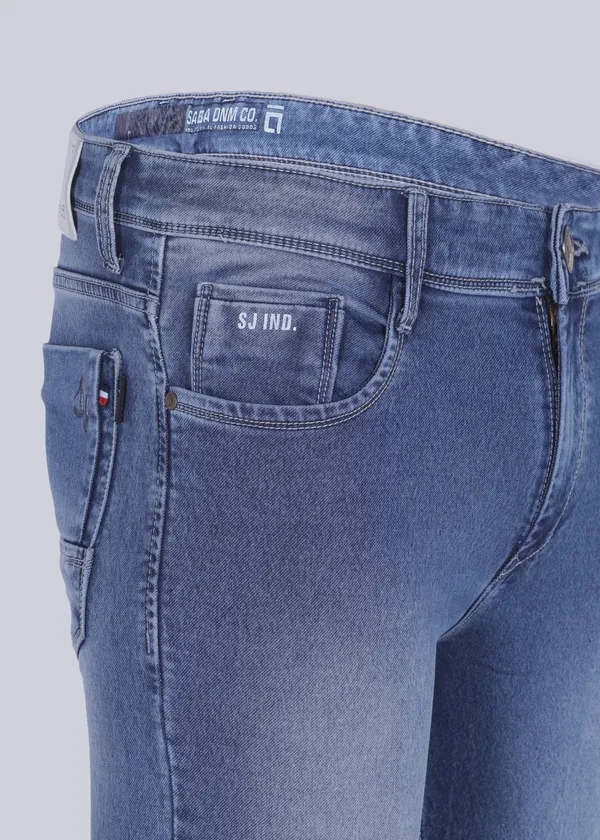 LIGHT_BLUE_Stretchable_RELAX_NARROW_Fit_Knitted_Denim_Jeans,_Jeans_For_Men