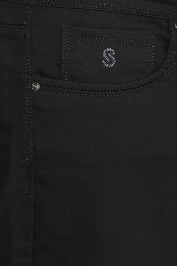 Plus_Size_Black_Cotton__Knitted_Denim_Straight_Fit__Stylish,_Stretchable_Jeans_For_Men