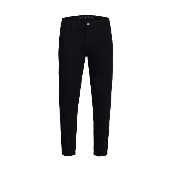 PLUS_SIZE_BLACK_Stretchable_RELEAX_NARROW_Fit_Knitted_Denim_Jeans,_Jeans_For_Men