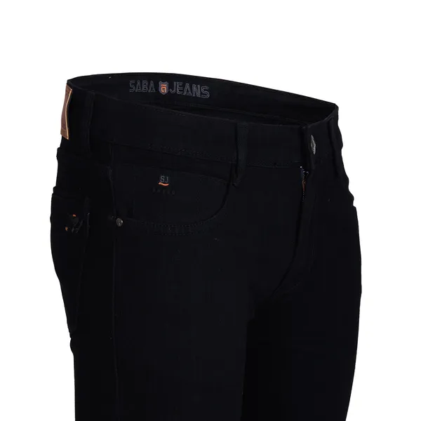 PLUS_SIZE_BLACK_Stretchable_RELEAX_NARROW_Fit_Knitted_Denim_Jeans,_Jeans_For_Men