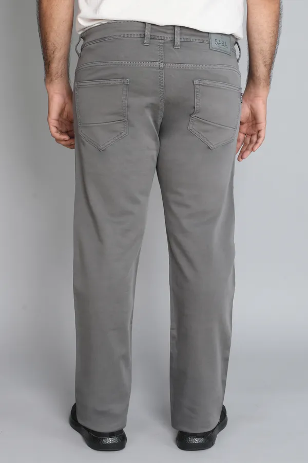 Plus_Size_Grey_Knitted_Satin_Jeans_Stretchable_Comfortable_Cotton_Regular_Fit_Jeans_For_Men