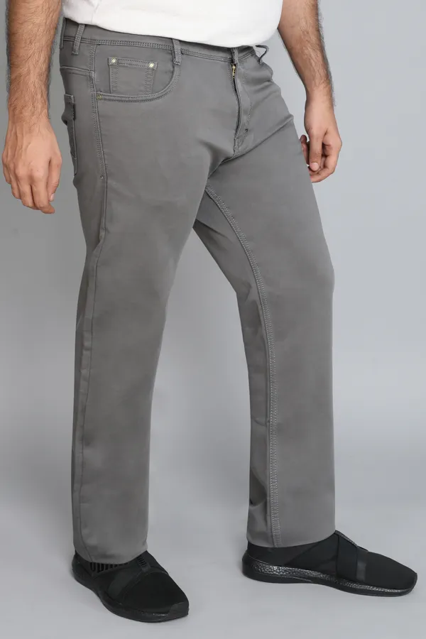 Plus_Size_Grey_Knitted_Satin_Jeans_Stretchable_Comfortable_Cotton_Regular_Fit_Jeans_For_Men