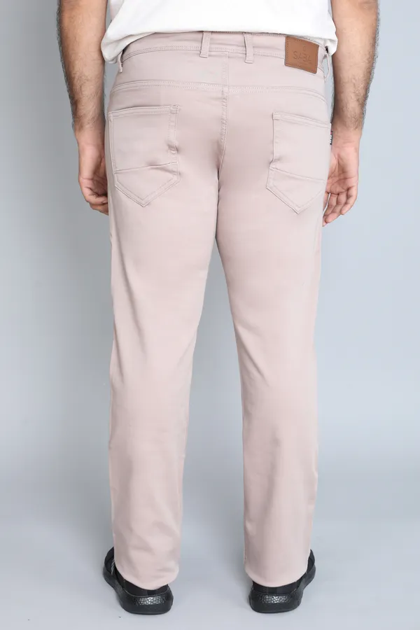 Plus_Size_Pink_Cream_Knitted_Satin_Jeans_Stretchable_Comfortable_Cotton_Regular_Fit_Jeans_For_Men