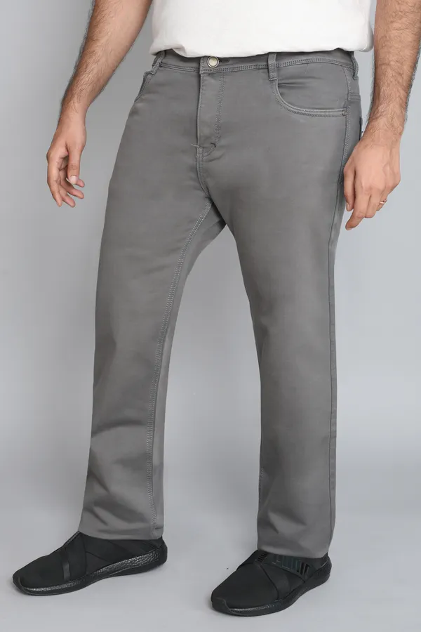 Plus_Size_Grey_Knitted_Satin_Jeans_Stretchable_Comfortable_Cotton_Regular_Fit_Jeans_For_Men