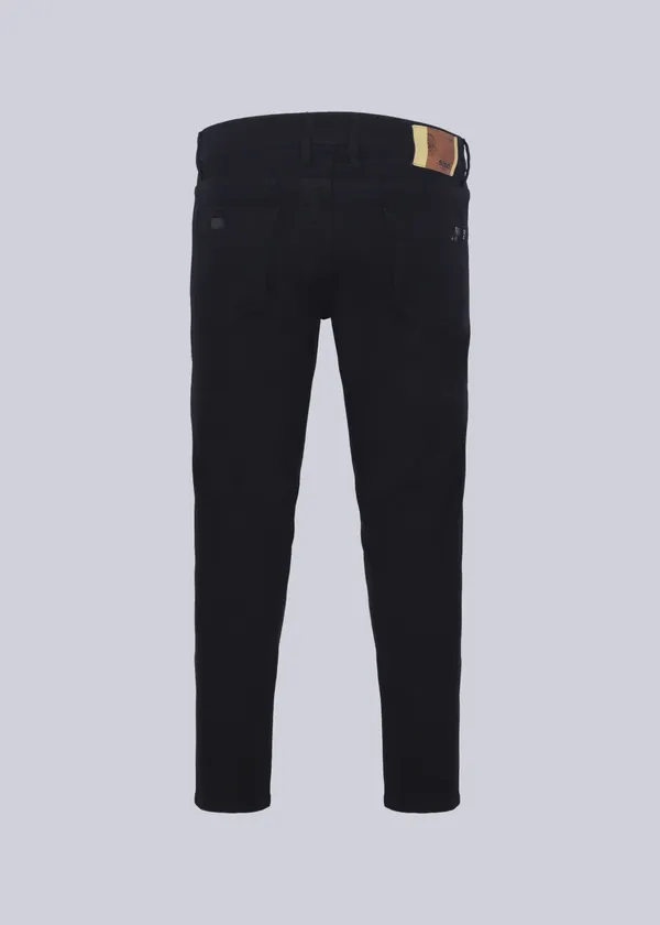 BLACK_Stretchable_RELEAX_NARROW_Fit_Knitted_Denim_Jeans,_Jeans_For_Men