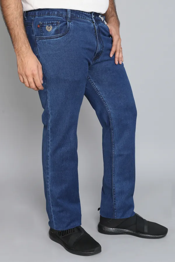 Plus_Size_Blue__Straight_Fit_Stretchable_Silky_Jeans_Pant_Heavy_Lustrous_Fabric_Design_For_Men