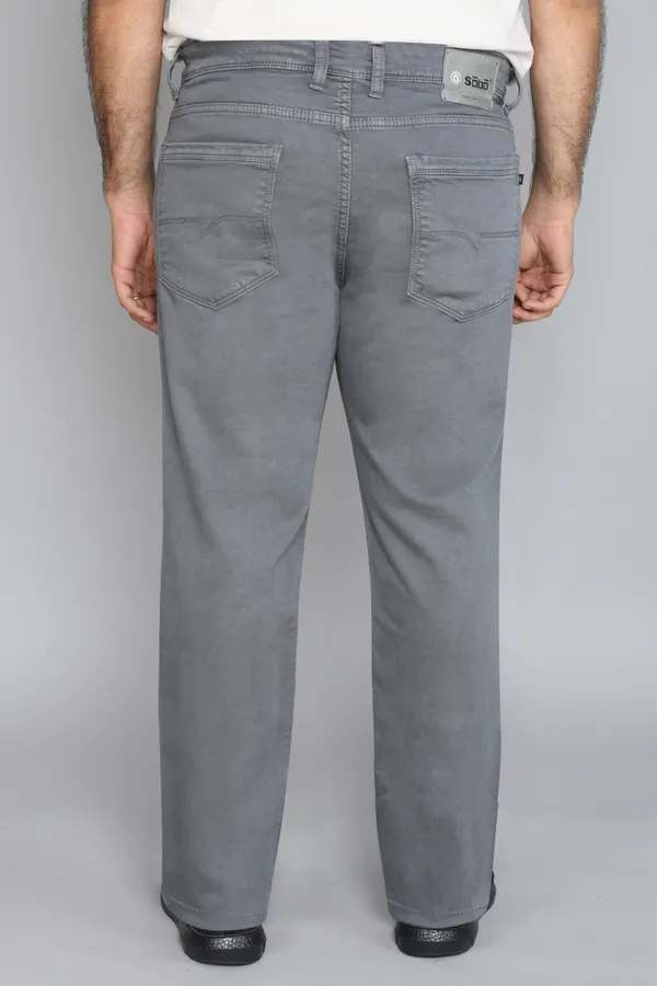 Plus_Size_Light_Grey_Stretchable_Regular_Fit_Knitted_Denim_Jeans_Loose_Fit,_Plus_Size_Jeans_For_Men