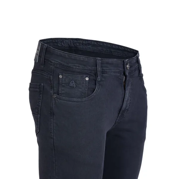 Light_Green_Knitted_Relaxed_Fit_Denim_Cotton_Straight_&_Regular_Fit_Jeans_Pant_For_Men