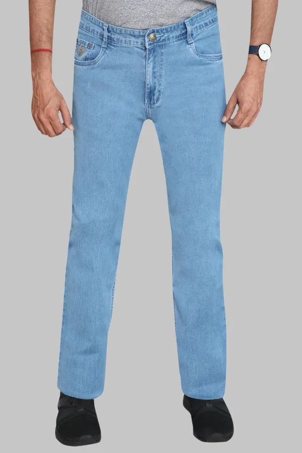 Plus_Size_Light_Blue__Straight_Fit_Stretchable_Silky_Jeans_Pant_Heavy_Lustrous_Fabric_Design_For_Men