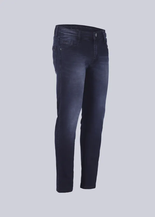 NAVY_BLUE_Stretchable_RELEAX_NARROW_Fit_Knitted_Denim_Jeans,_Jeans_For_Men